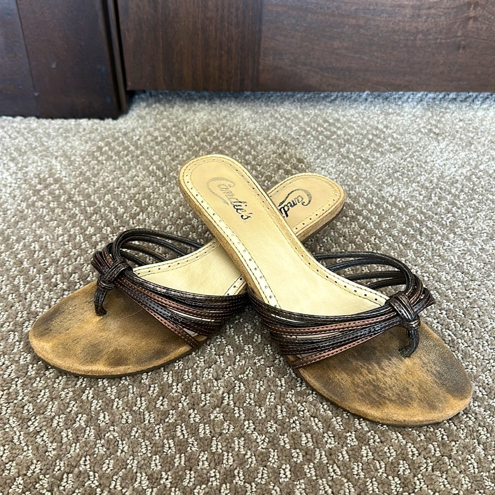 CANDIE’S Brown Summer Heels